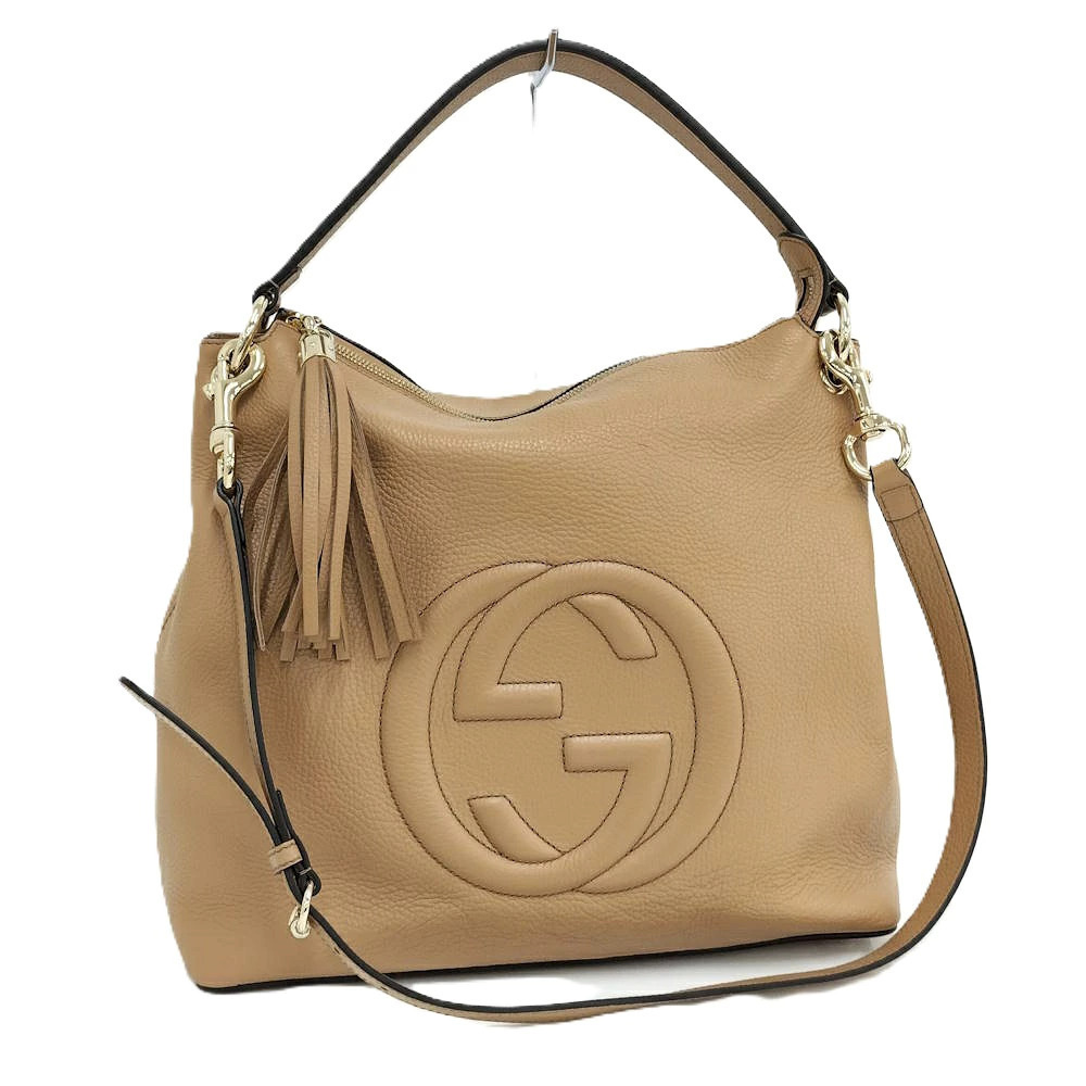 Gucci Soho Shoulder Bag Interlocking GG Leather